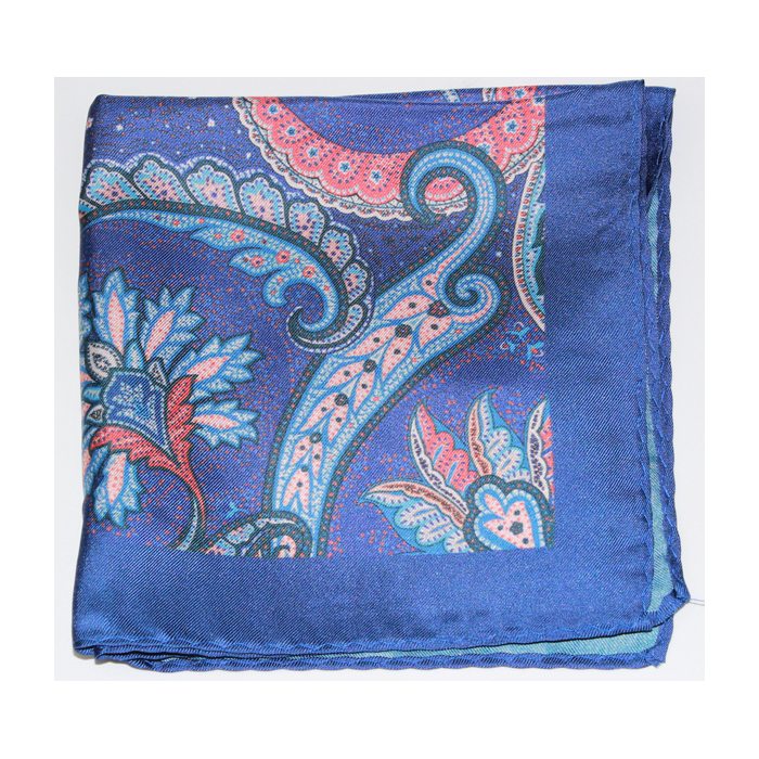silk pocket handkerchief floral pocket square india handkerchiefDPS012