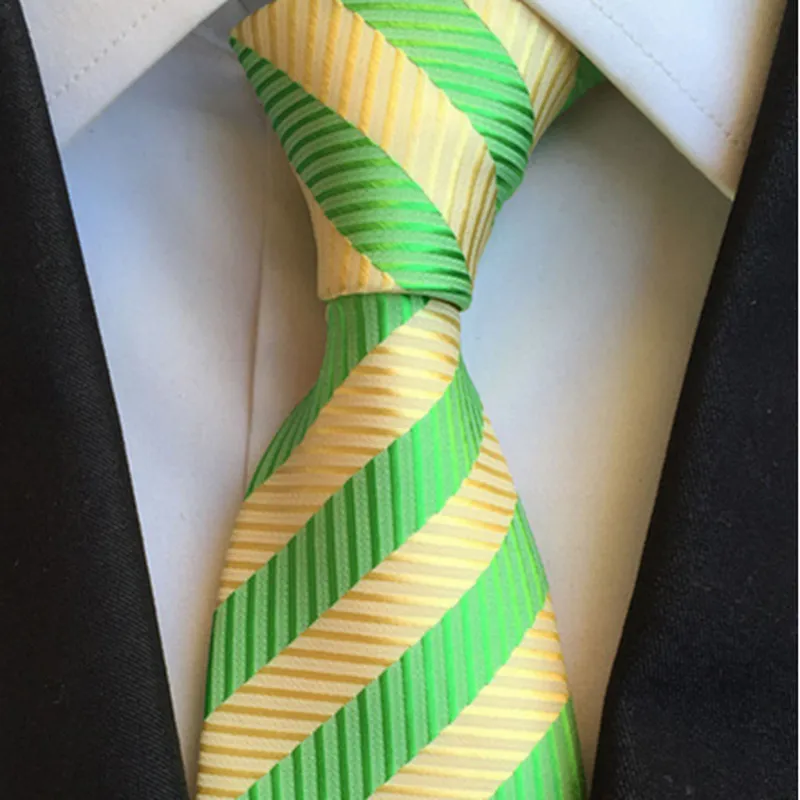 Wholesale Gravata Masculina Fashion Neck Ties For Men Casual Grid Silk Necktie Set Gift Box