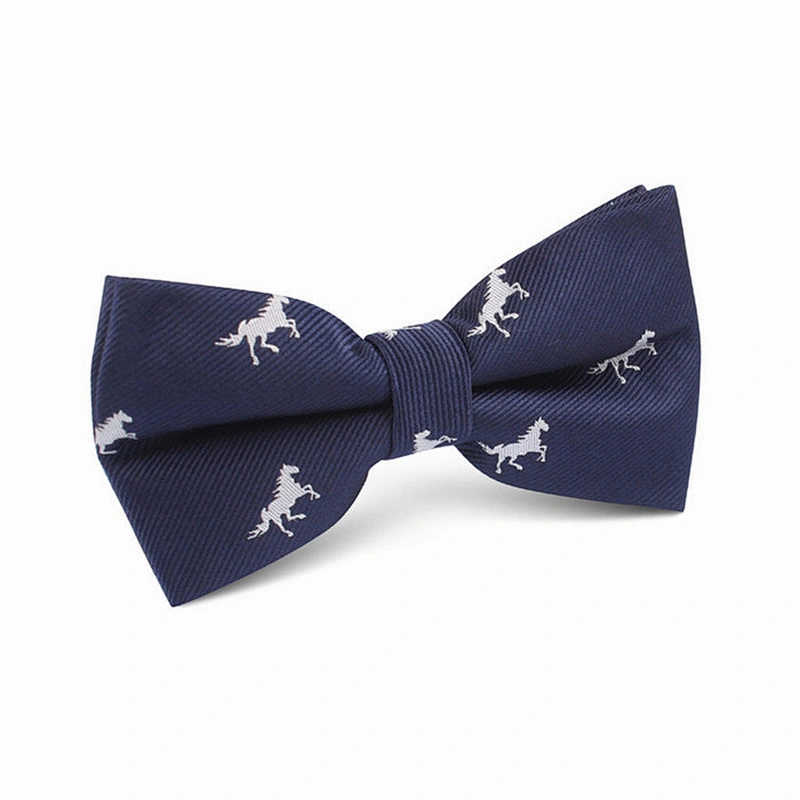 cartoon navy anchor pattern kids bow tie mini
