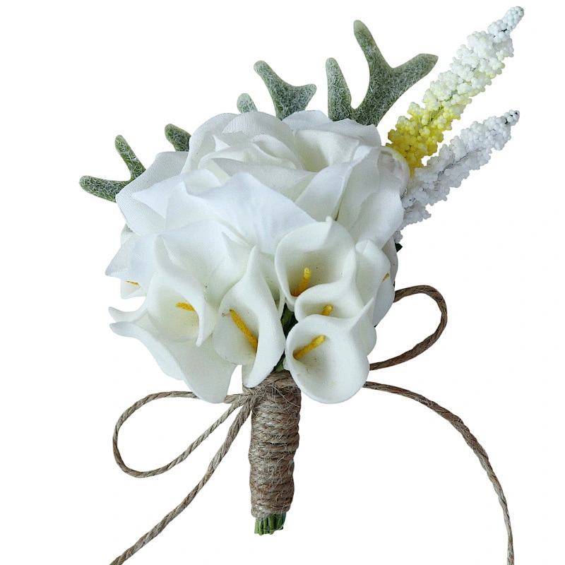 Designer Brooches Pins Women Customize Flower Wrist Corsage Fashionable Groom Boutonniere Flower Wedding