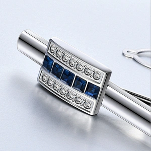 Cuff links Personalized Clip on Tie Clip Set Fashionable Neck Tie Collar Pin Eco Friendly Tie Bar CuffLink Box