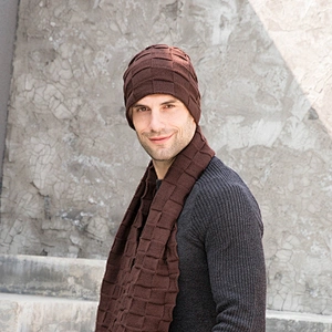 2021 Men Women Winter Beanie Hat Touchscreen Gloves Neck Warmer Hat Scarf And Glove Set