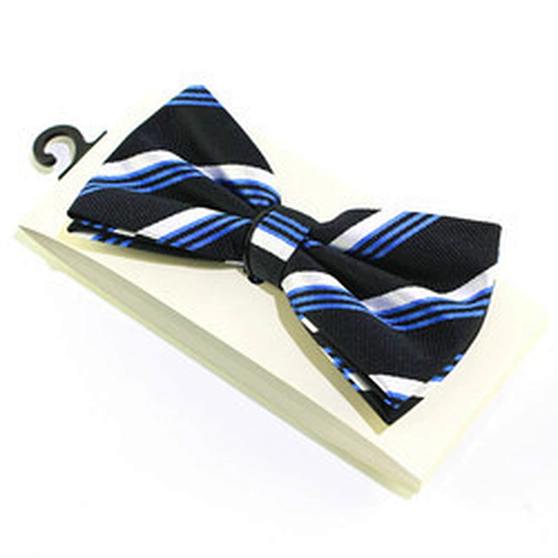 Wholesale Striped Color Boys Bow Ties