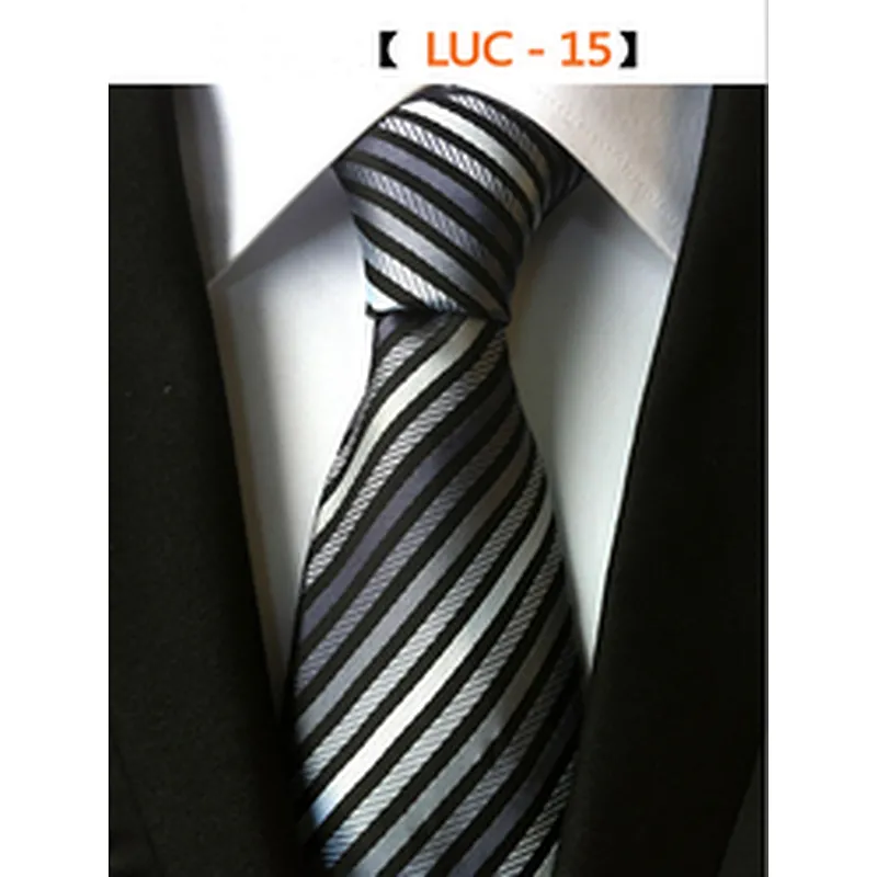 Luxury Stripe Ties For Men Italian Custom Neckties Men With Logo Cravate Homme Set Gift Box