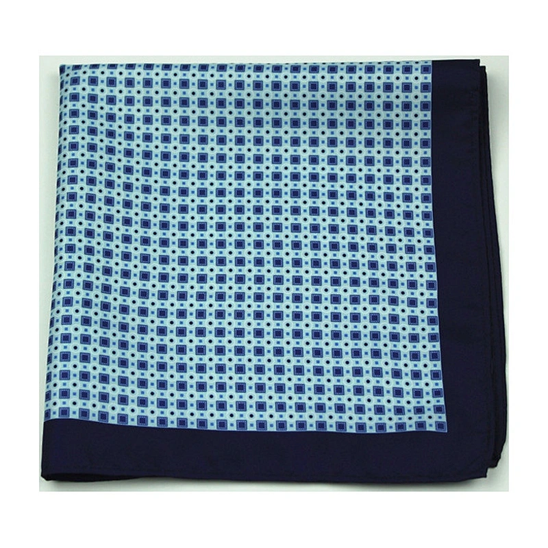 Small Hanky New Spring Pocket Square Attractive Pocketsquare Microfiber Men 100% Polyester Custom Logo Printed FREE
