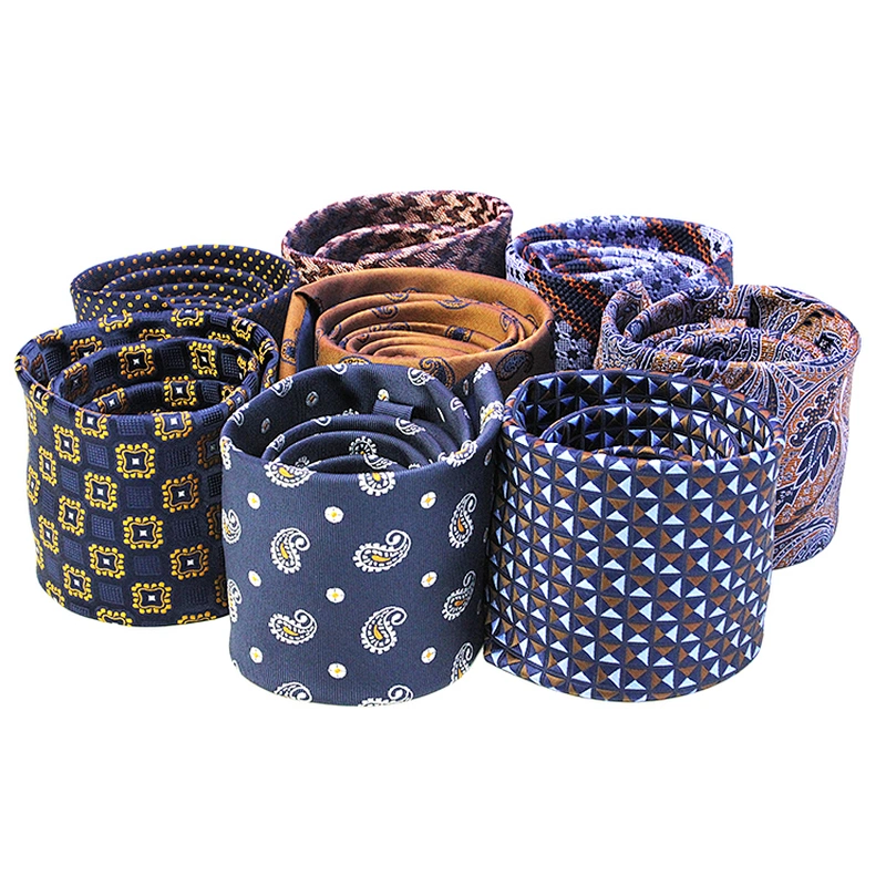 Luxury Corbatas de seda Custom Neckties Men Silk Wholesale Paisley Neck Ties For Men