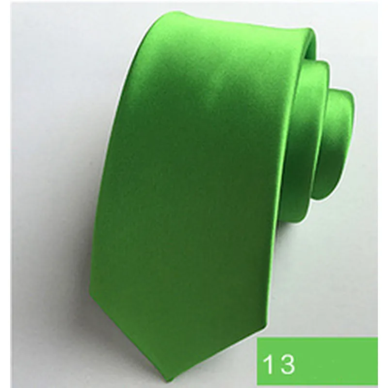 Wholesale Classic Slim Popular Plain Ties Men Custom Logo Polyester Woven Solid Necktie Gift