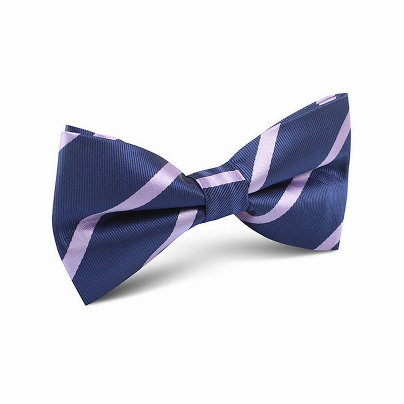 fashion stylish yellow striped bow ties for father and son