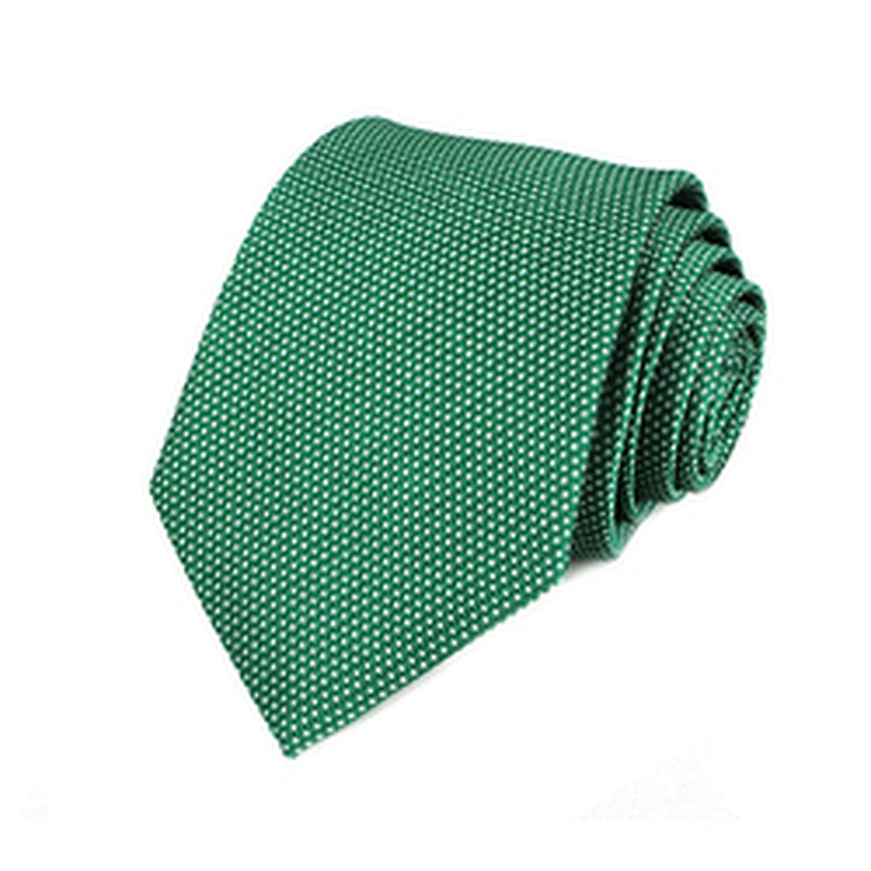Sublimation Necktie Silk Custom Corbatas para hombre Wholesale Dot Jacquard Mens Neck Tie Set