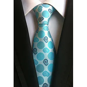 Wholesale Business Silk Ties Formal Stripe Silk Neckties Men Polyester Jacquard Woven Cravate Homme