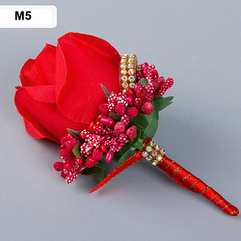 Designer Brooches And Pins Fashionable Wedding Boutonniere Flower Wedding Custom Logo Lapel Pin Packaging
