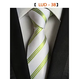 Custom Neck Ties For Men Fashion Gravata Masculina Casual Grid Silk Necktie Set Gift Box