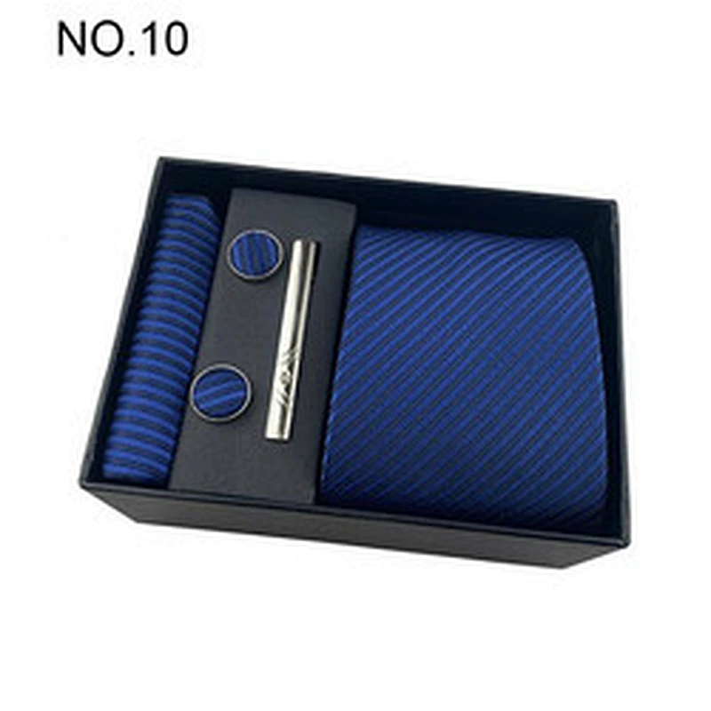 Fashion Mens Custom Business Cufflinks And Ties Gift Set