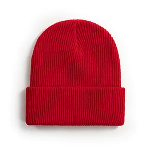 Woman Cheap Fashion Beanie Winter Hats Knitted Cap Winter Plain Women'S Knitted Beanie Hats