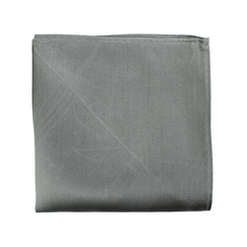 Mouchoir Solid Color Scarfs Polyester Plain Square Scarf Foulard Carre Satin Pocket Square For Men