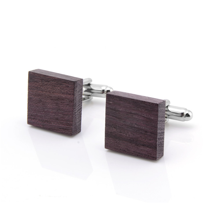 Low Moq Mens Beautiful Rosewood woodenCufflinks Business Gift