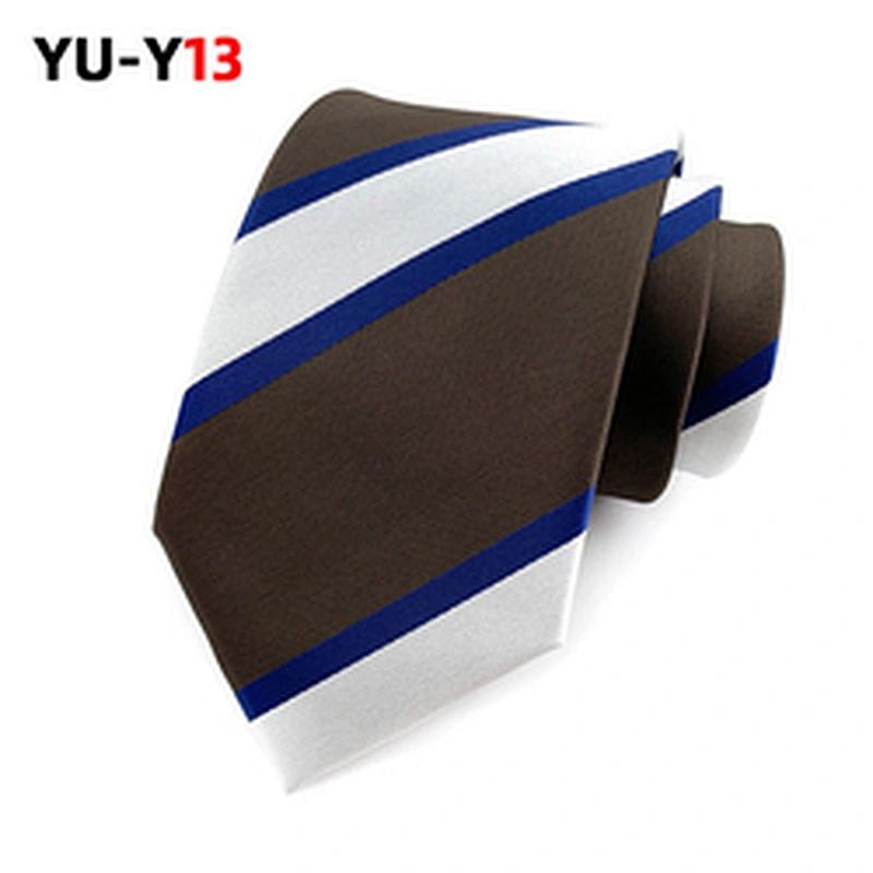 Wholesale Corbatas Hombres Classical Stripe Mens Ties Silk Box Set Custom Luxury Necktie Set Gift Box