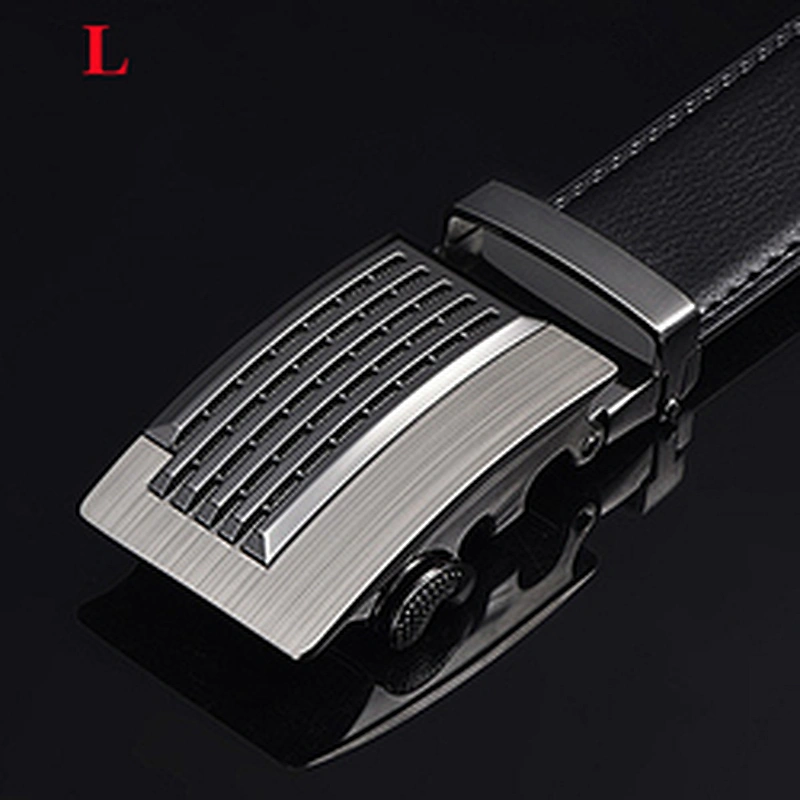 Wholesale Business Casual Adjustable Automatic Buckle Two-layer Cowhide Genuine Leather Belt for Men