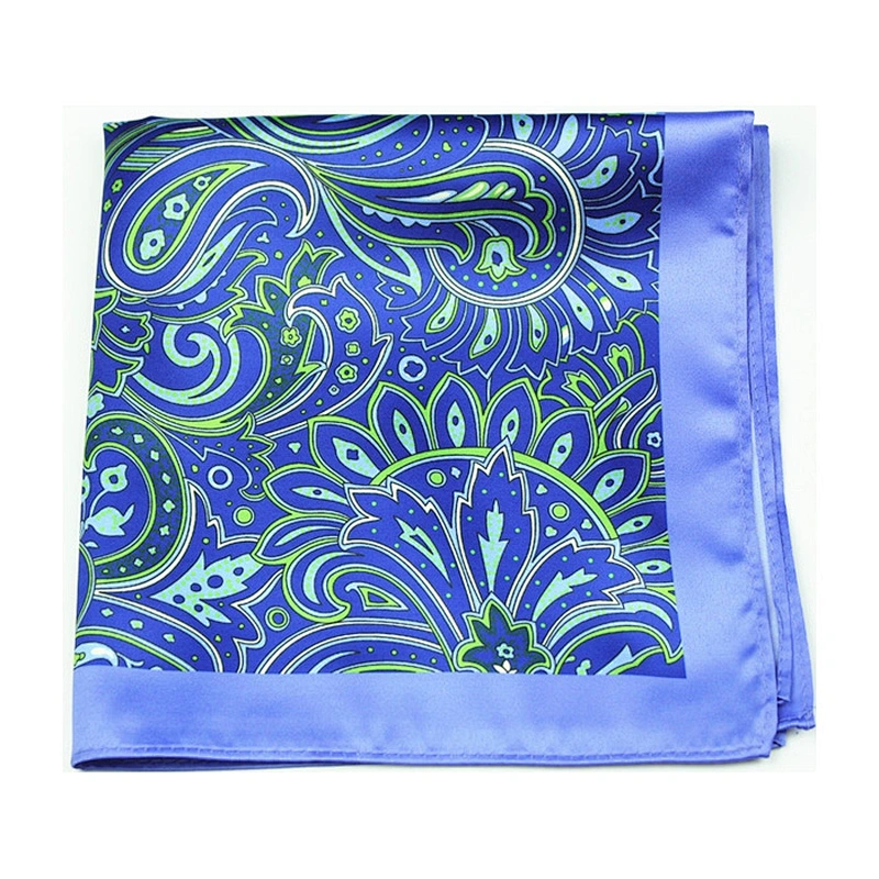 Digital Printing or Hand Printing Pocketsquares with Many Colors Hanky Supplier in Zhejiang China 100% Silk Men Jacquard