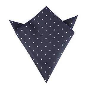 FACTORY MANUFACTURER 100% woven silk microfiber hanky soft handkerchief dots handkerchief WPS026