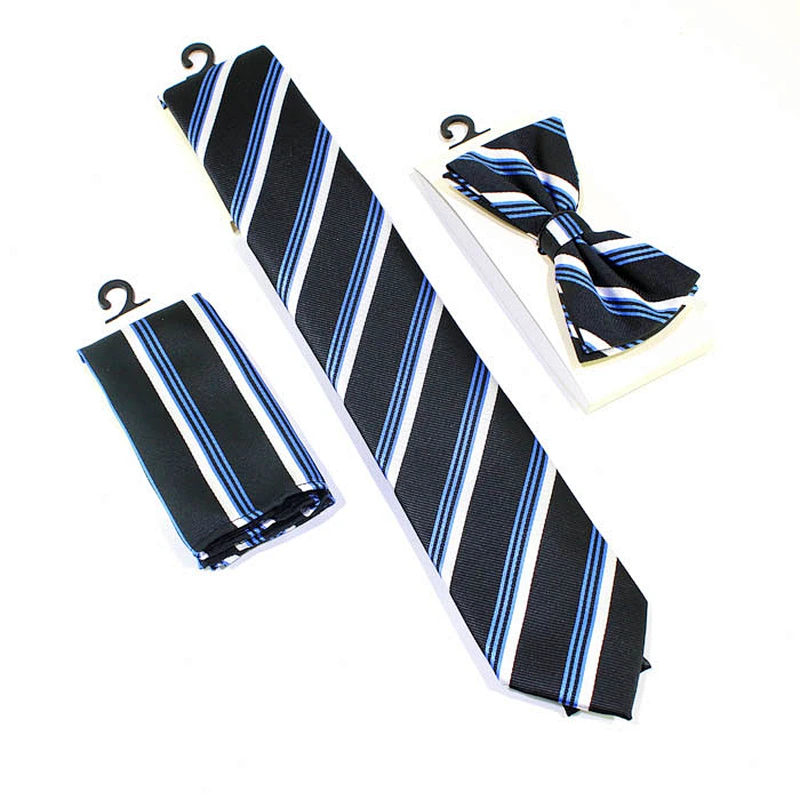 High Quality Classical Popular Manufacture Polyester Necktie Set