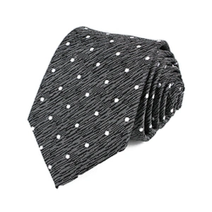 Custom Cravate homme Sublimation Necktie Silk Jacquard Woven Wholesale Dot Neck Ties For Men