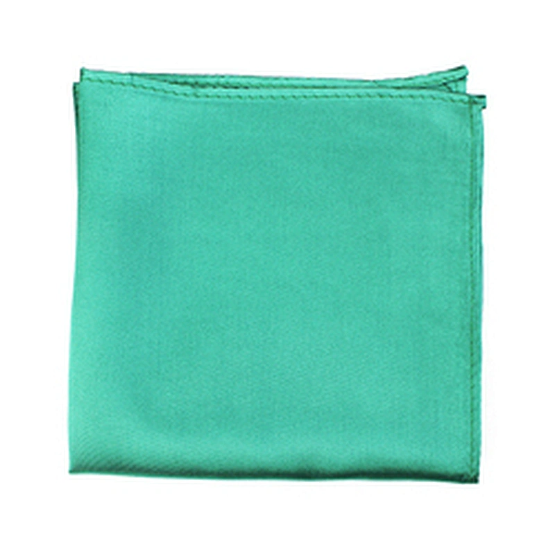 Mouchoir Solid Color Scarfs Polyester Plain Square Scarf Foulard Carre Satin Pocket Square For Men