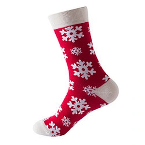 Wholesale men Christmas knitting Woven socks Snowman Santa cartoon socks Unisex European and American style Christmas socks