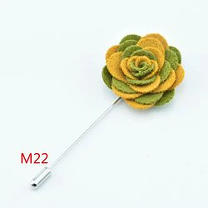 Designer Brooch Popular Brands Fashionable Wedding Corsage Flower Lapel Pins Mens Suit Custom