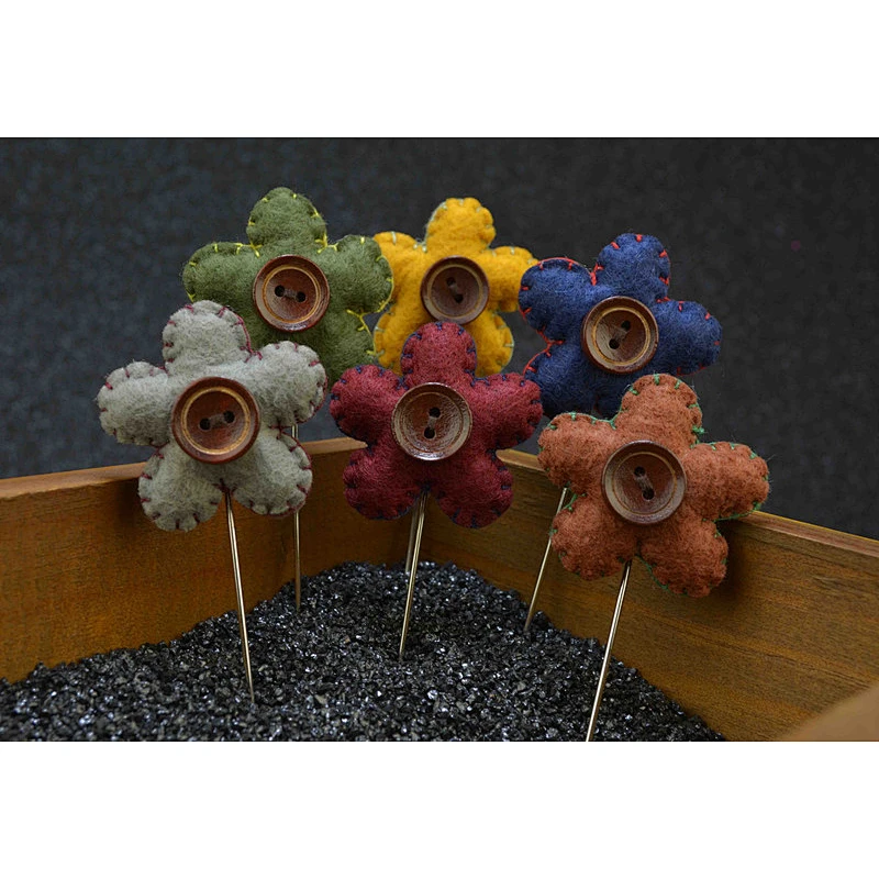 new button flower lapel pin for men