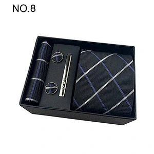Hot selling Mens Custom Business Cufflinks And Ties Gift Set