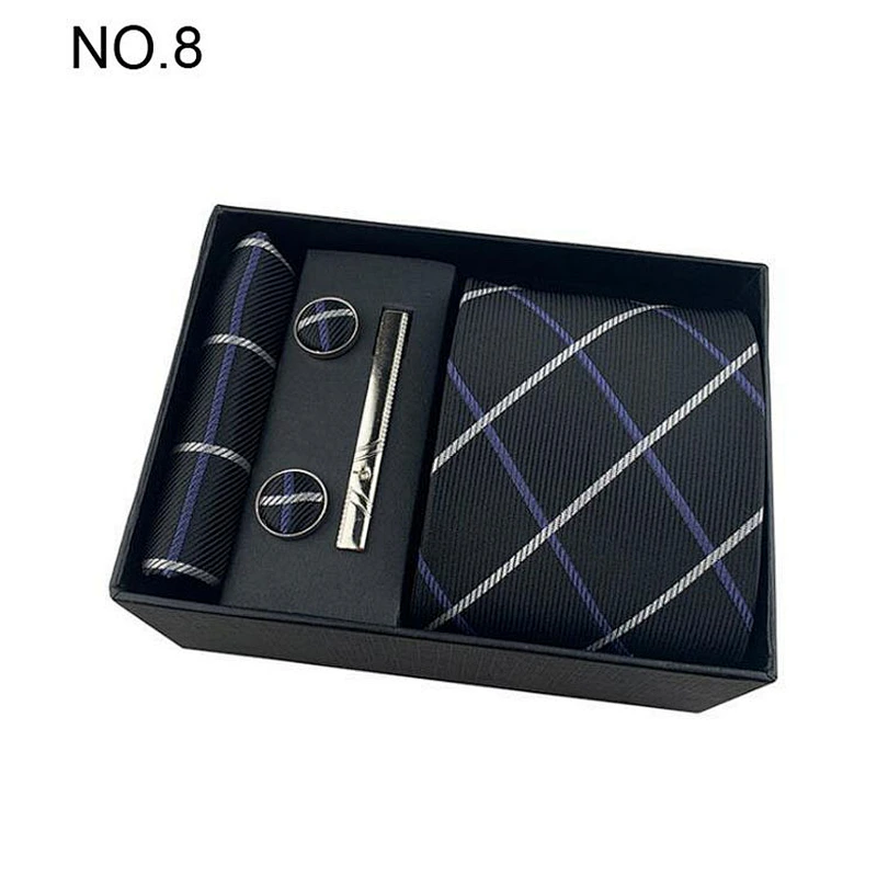 Hot selling Mens Custom Business Cufflinks And Ties Gift Set