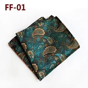 Striped Handkerchief Custom Print Soft Hanky For Men Jacquard Woven Pocket Squares For Men