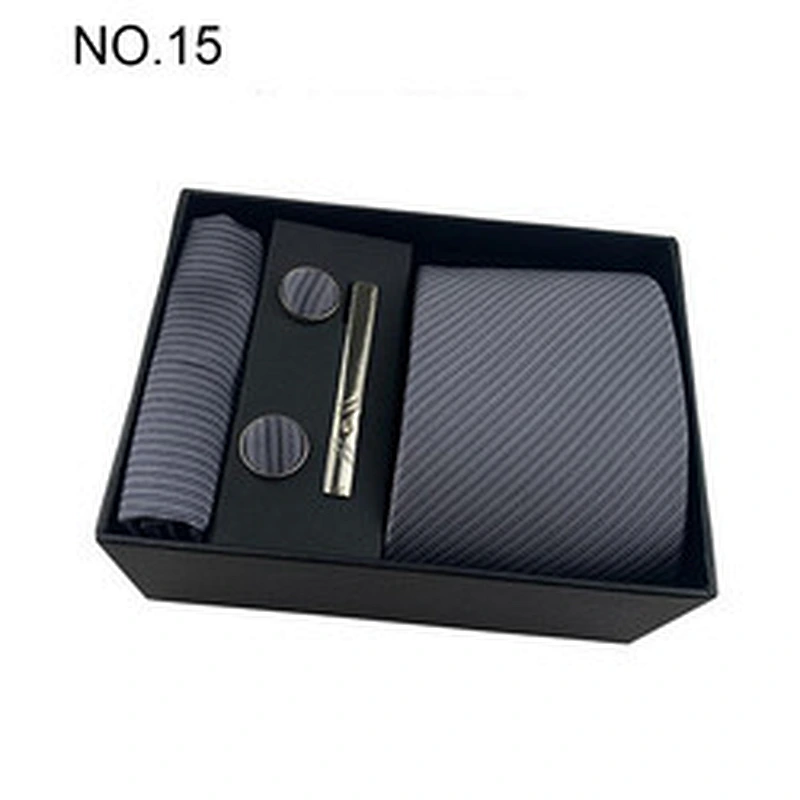 Fashion Mens Custom Business Cufflinks And Ties Gift Set