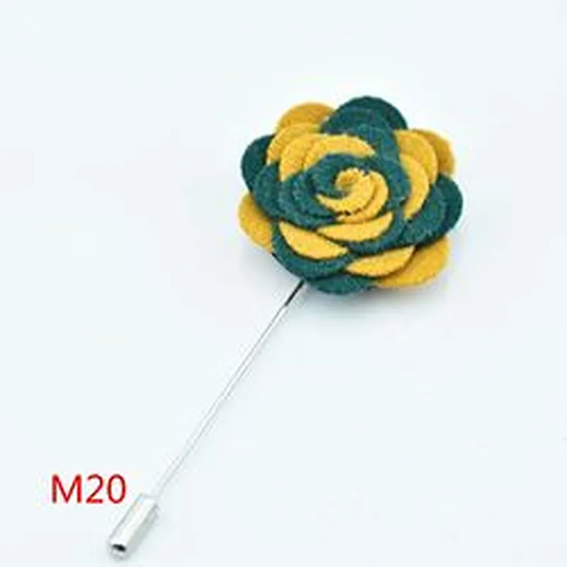 Designer Brooch Popular Brands Fashionable Wedding Corsage Flower Lapel Pins Mens Suit Custom