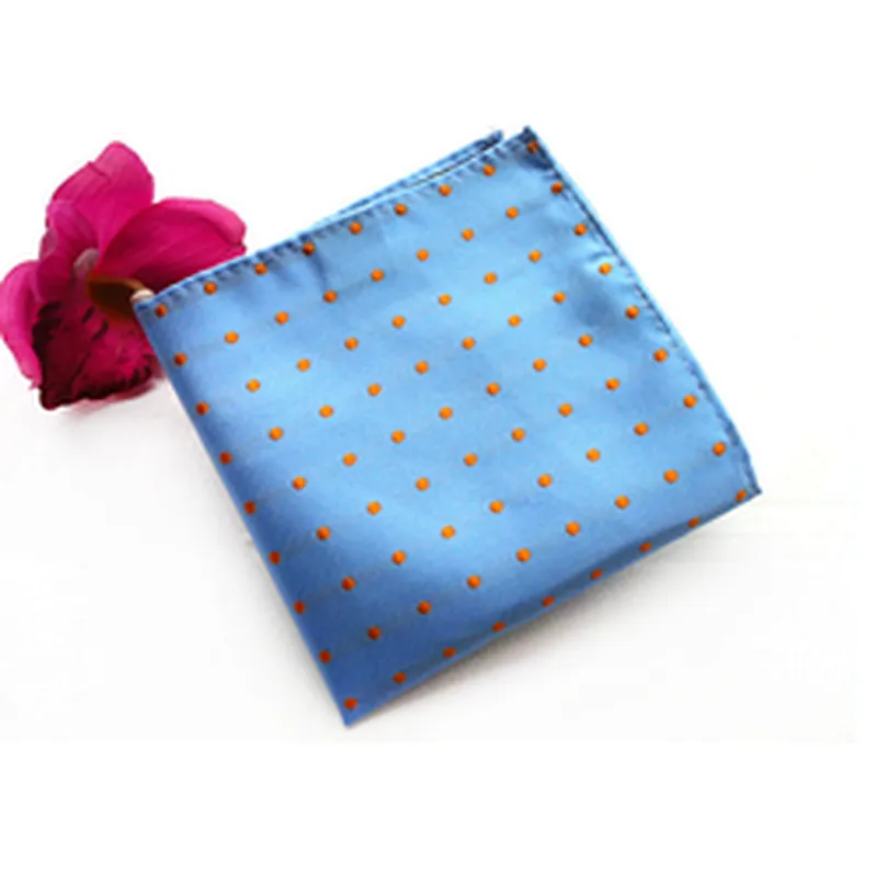Customised Pocket Squares  Dot Men's Woven Handkerchief In Gift Box