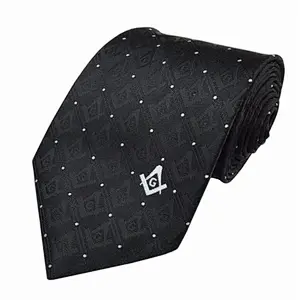 Famous Brand Corbatas Formal masonic tie Print Ties Men Custom Logo