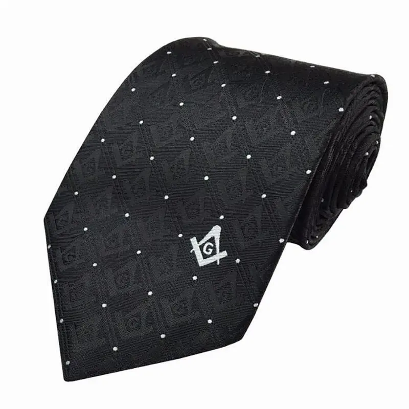 Famous Brand Corbatas Formal masonic tie Print Ties Men Custom Logo