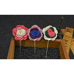 Custom Flower Lapel Pins Mens Suit Designer Channel Pins Brooches Men Popular Wedding Corsage Bracelet