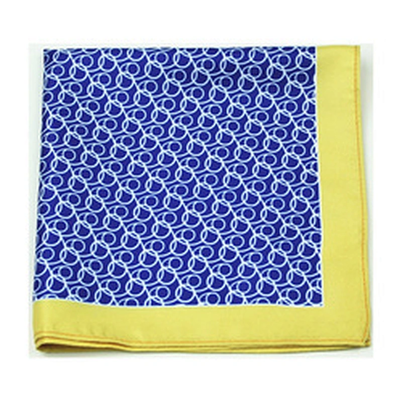 Factory Pocket Square Silk Baby Handkerchief Cotton Men Plain Hanky With Box 100% Silk Custom Printed Logo