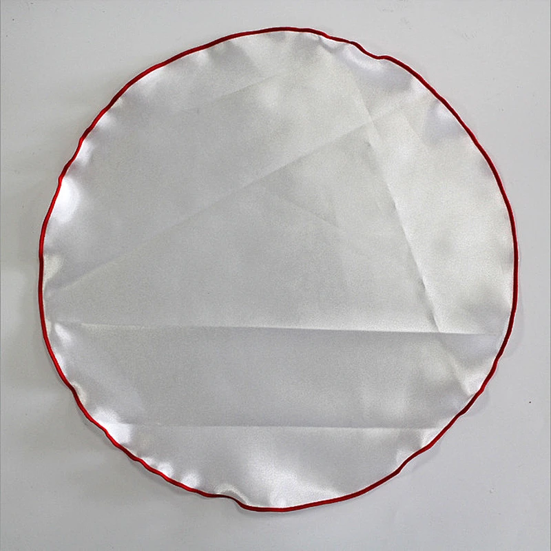 personalized round pocket squares silk handkerchief PR0008