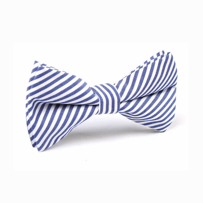 elegant men zebra slim stripes men bow tie cotton