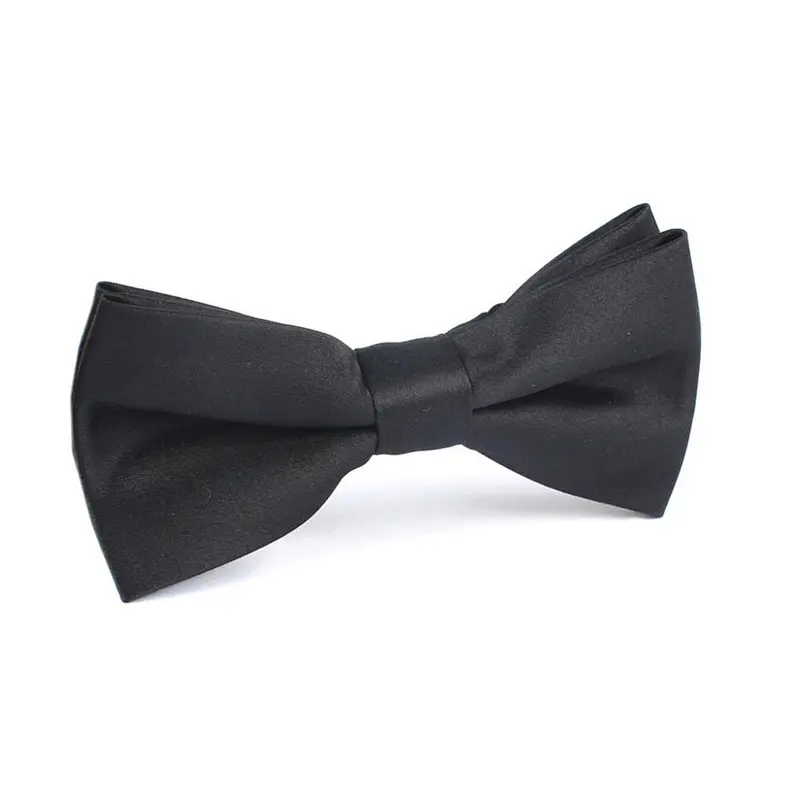 Solid Silk Bow Ties Wholesale Navy Mens Custom Designs Top Quality Colorful Printed With Gift Box Set
