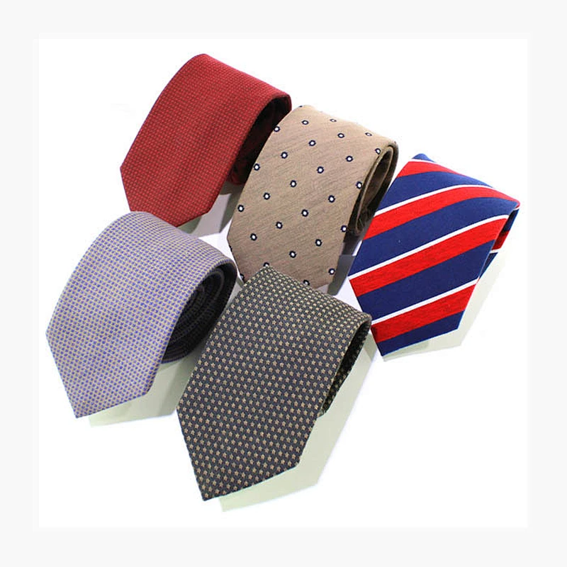 Mens Formal Tie High Quality Custom Wool Blend Neck Tie