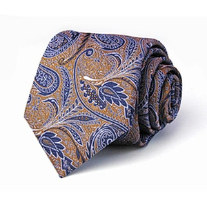 wholesale high quality jacquard striped silk polyester neck ties for men