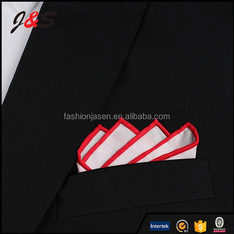 newest mens 100% white cotton handkerchiefs