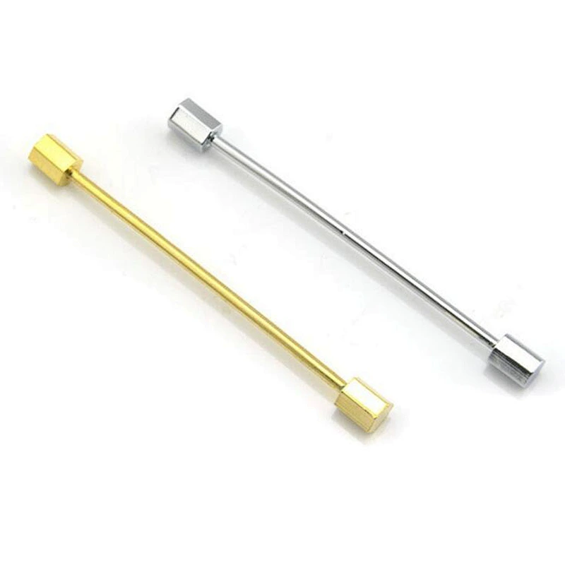 Stock Metal Brass High Quality Fashion Custom Shirt Collar Pin For Men