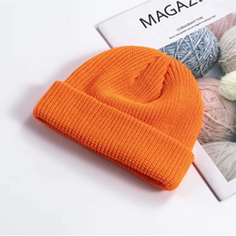 Cheap Fashion Beanie Winter Hats Knitted Cap Winter Plain Women'S Knitted Beanie Hats