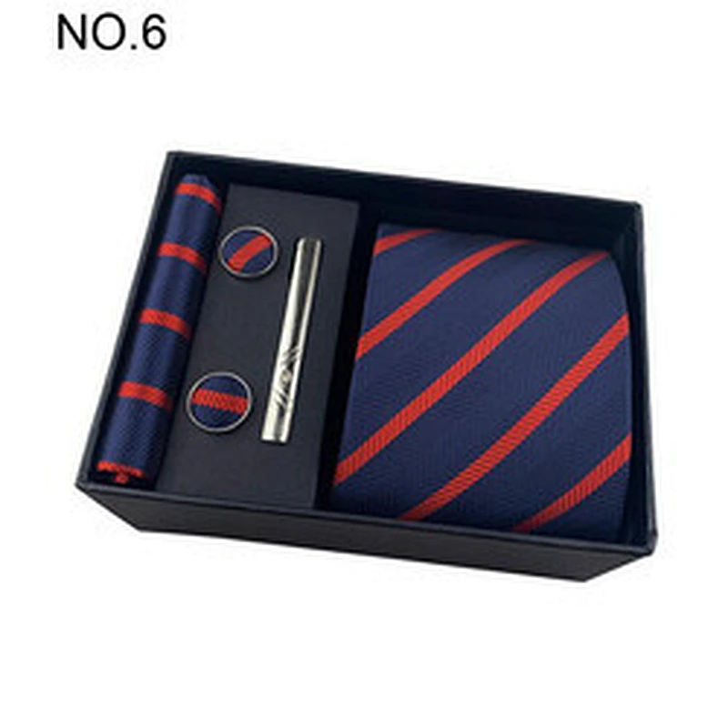wholesale mens cufflinks and silk ties gift set
