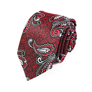 Necktie Manufacturer Sublimation Neck Tie Gift Set Boite A Cravate En Soie Red Striped Jacquard Silk Necktie For Men